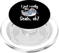 Seal, J'aime Vraiment Les phoques, ok Animal PopSockets PopGrip pour MagSafe