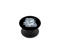 Seal Moon - Sceau drôle de Phoque du Harpe pour Amoureux des Animaux Fantaisie PopSockets PopGrip Adhésif