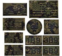 Seal Team DEVGRU Patch réfléchissant infrarouge avec tête de chat Trident - Drapeau américain personnalisable - Panneau d'appel - Ne pas marcher sur moi