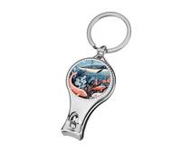 Seal Whale Coupe-ongles en forme de pieuvre avec lime à ongles tranchante et robuste, coupe-ongles pour salon de manucure, outils de pédicure pour pieds pour homme et femme