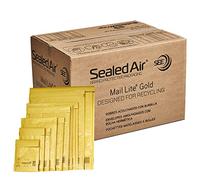 Sealair MLGJ/6 Mail Lite Patte Autocollante Pochette à Bulles d'Air 270 x 360 mm Or Lot de 50