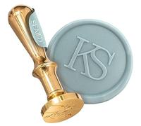 SEALED® Cachet de Cire Personnalisé avec Initiales - Tampon pour Mariage et Événements Spéciaux - Tampon Cire Personnalisé (Design 'Kailey')