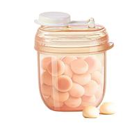 Sealed Portable Formula Dispenser - Vacuum Coded Meal Organizer for Travel | Silicone Ring Lid with Hanging Spoon, Compact Nutrition Vials for Formula, Supplements, Proteins and