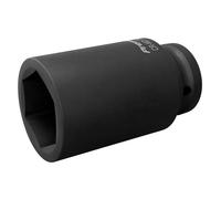 Sealey 36mm 1.9cm llongée Métrique Impact Douille Hexagonale 6 Point Noir