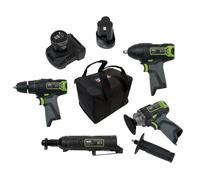 Sealey 4 X 10,8V SV10,8 Série Kit Combo Sans Fil - 2 Batteries CP108VCOMBO1