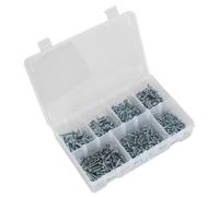 Sealey Ab060Sds Self Drilling Screw Assortment 500Pc Pan Head Phillips Zinc
