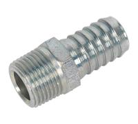 Sealey AC42 Pièce De Queue Filetée Mâle 3/8" BSPT - 1/2" Tuyau Paquet De 5