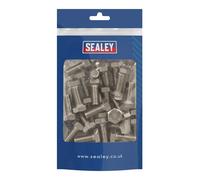 Sealey Acier Inoxydable Tête Hexagonale Set Vis M10 X 25 A2, din 933 Paquet D 25
