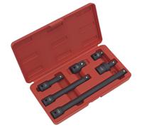 Sealey Adaptateur Impact Et Barre Extension Set 6pc 1.3cmSq Drive AK5514