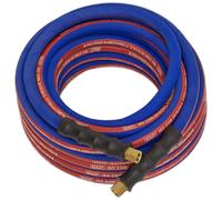 Sealey AH10R Air Tuyau 10m X Ø8mm Avec 0.6cmBSP Unions Extra-Heavy-Duty