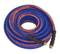 Sealey Ah20r/38 Air Tuyau 20m X Ø10mm Avec 0.6cmBSP Unions Extra-Heavy-Duty
