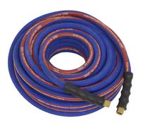 Sealey AH20R Air Tuyau 20m X Ø8mm Avec 0.6cmBSP Unions Extra Résistant