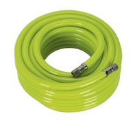 Tuyau D'Air Sealey AHFC1538 Haute Visibilité 15M x Ø10Mm Avec Raccords 1/4"BSP