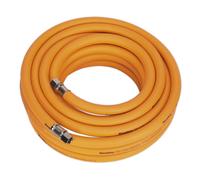 Sealey Ahhc1038 Air Hose 10Mtr X 10Mm Hybrid High Visibility 1/4In Bsp Unions