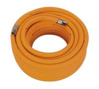 Sealey Ahhc1538 Air Hose 15Mtr X 10Mm Hybrid High Visibility 1/4In Bsp Unions
