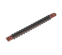 Sealey Ak1217 Socket Retaining Rail With 17 Clips 1/2Sq Drive