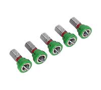 Sealey Ak210520 Ak210250 25 mm Phillips # 2 S2 Power Outil Bit avec support magnétique Lot de 5, 0.00 V, Noir