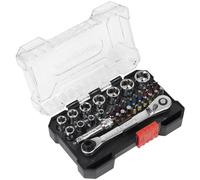 Sealey AK2111 Premier Prise & Code Couleur Embout Set 0.6cmSq Drive 31pc