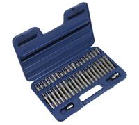 Sealey AK219 TRX-Star/Spline/Hex Bit Set 42 Piece 3/8 And 1/2sq Drive