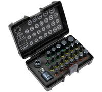 Sealey AK21902 Trx-Star / Hex / Emnout Spline Set Impact 28pc 1cm & 1.3cmSq
