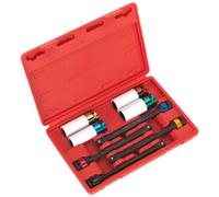 Sealey AK2243 Bâton de Couple & Aluminium Roue Douille Impact Set 8pc 1.3cmSq