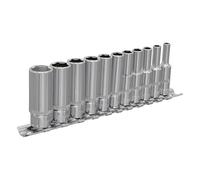 Sealey Ak2671 Socket Set 11Pc 1/4Sq Drive 6Pt Deep Walldrive Imperial