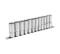 Sealey Ak2683 Socket Set 12Pc 3/8Sq Drive 12Pt Deep Walldrive Metric