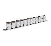 Sealey AK2684 Douille Set 12pc 1.3cmsq Drive 12pt Walldrive Métrique