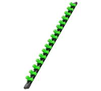 Sealey AK27053HV Prise Retenue Rail Avec 16 Clips 1cm Sq Lecteur Hi-Vis Vert