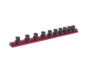 Sealey Ak27084 Socket Retaining Rail Magnetic Locking 1/2Sq Drive 10 Clips