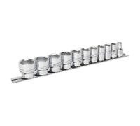 Sealey Ak2740 Socket Set 11Pc 3/8In Sq Drive Lock-On 6Pt Imperial
