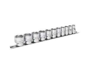 Sealey Ak2740 Socket Set 11Pc 3/8In Sq Drive Lock-On 6Pt Imperial