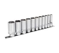 Sealey Ak2743 Jeu de douilles 11 3/20,3 cm SQ Drive Deep verrouillage 6PT Imperial