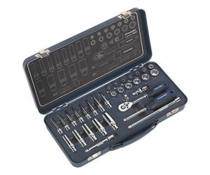 Sealey Ak27480 Socket Set 32Pc 1/4In Sq Drive Lock-On 6Pt Metric