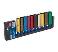 Sealey AK288D Multicolore Jeu de Douille 10pc 1.3cmsq Clé Métrique