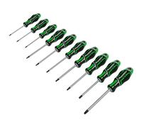 Sealey AK4324HV Set Tournevis 10pc Trx-étoile Gripmax - Haute Visibilité Vert