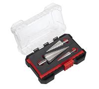 Sealey AK4746 Foret étagé en acier rapide Goujure Double embouts (3 Pièces)