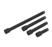 Sealey Ak5513 Impact Extension Bar Set 4Pc 1/2Sq Drive