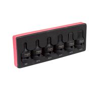 Sealey AK5608 Impact Douille Embout Spline Set 6pc 1.3cmSq Drive