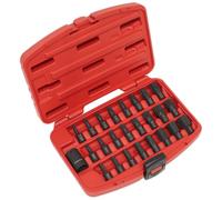 Sealey AK5612 Impact Trx-Star / Hex / Emnout Spline Set 25pc 1.3cmSq Drive