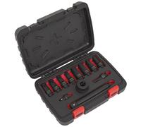 Sealey AK5617 Impact Douille Embout & Accessoires Set 12pc 1.9cmSq Drive