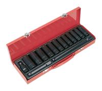 Sealey AK5815M Douille Impact Set 15pc 1.3cmsq Clé Allongée Métrique
