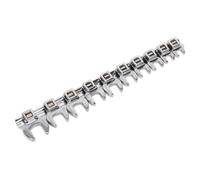 Sealey Ak5989 Crow'S Foot Open End Spanner Set 10Pc 3/8Sq Drive Metric