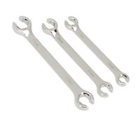 Sealey Ak600 Flare Nut Spanner Set 3Pc Metric