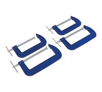 Sealey AK6006SET Ensemble Pince En C 4 Pièces - 150mm & 200mm
