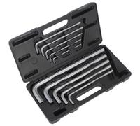 Sealey Ak6143 Jumbo Hex Key Set 10Pc Extra-Long Metric