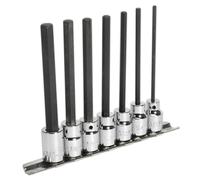 Sealey AK62254 Douille Embout Hexagonal Set 7pc 1cmSq Drive 110mm Métrique