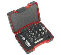 Sealey AK6226 Trx-P & Sécurité Trx-Ts Bout Set 23pc 0.6cm & 1cm mbout Carré
