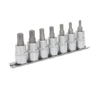 Sealey Ak6232 Ribe Socket Bit Set 7Pc 3/8Sq Drive 50Mm