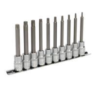 Sealey AK6236 Trx-Star Douille Embout Set 10pc 1cmSq Lecteur 100mm